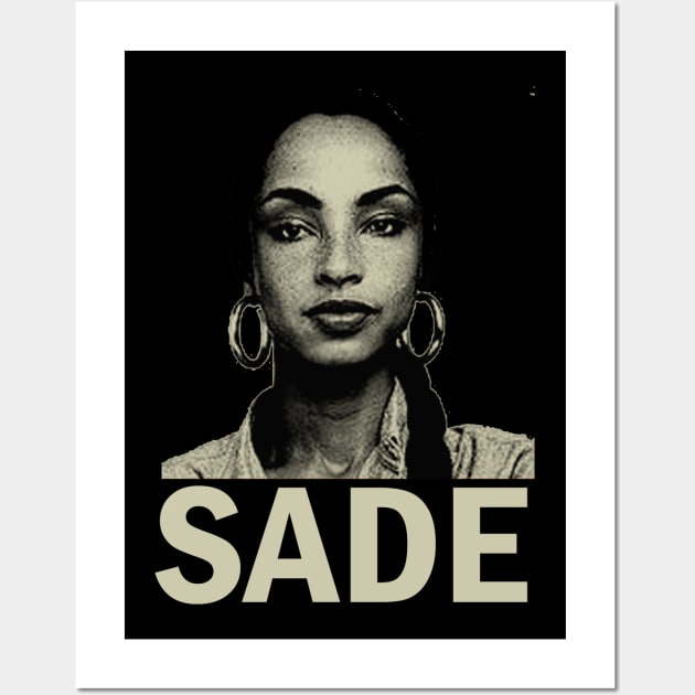 Sade Black Vintage Wall Art by tamisanita